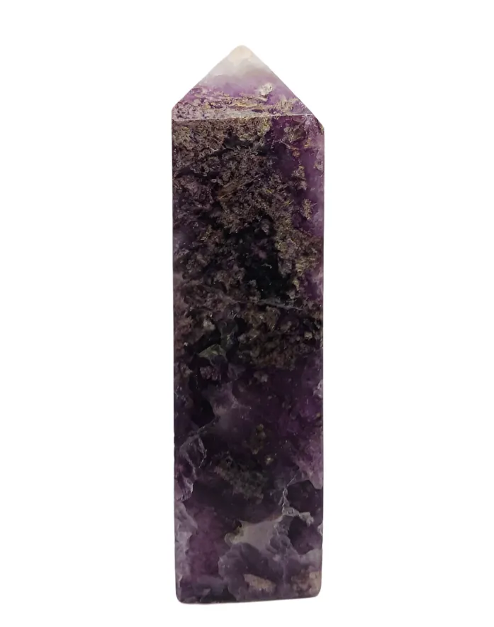 210G Purple Fluorite Crystal Tower