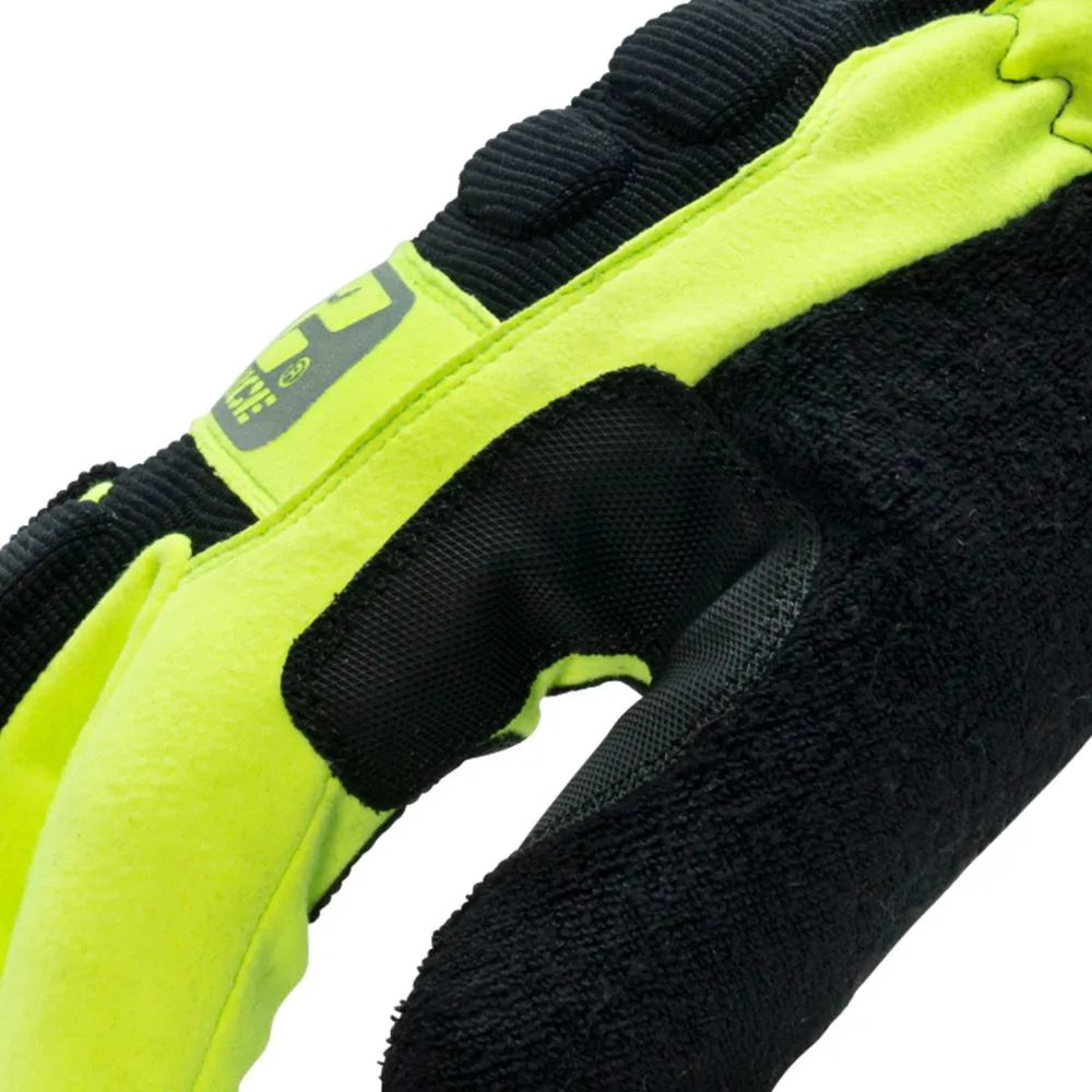 212 Performance TUNHWP-0508 Waterproof Fleece Lined Impact Protective Tundra Winter Work Gloves, Small Black