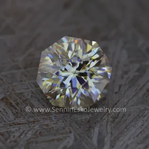 2.2 Carat Champagne Moissanite Octagon - 8x8.3mm