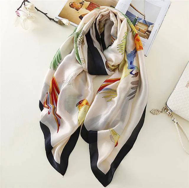 22 Designs, 100% Silk Scarf Wrap