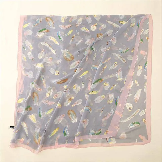 22 Designs, 100% Silk Scarf Wrap