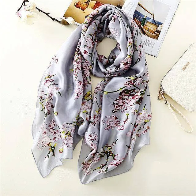 22 Designs, 100% Silk Scarf Wrap