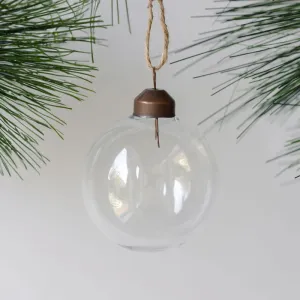 2.25" Clear Glass Ornament