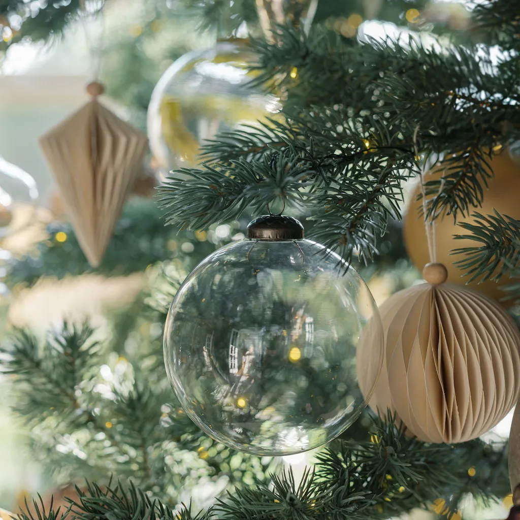 2.25" Clear Glass Ornament