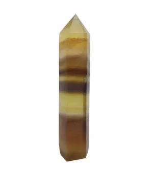 229G Yellow Fluorite Crystal Tower