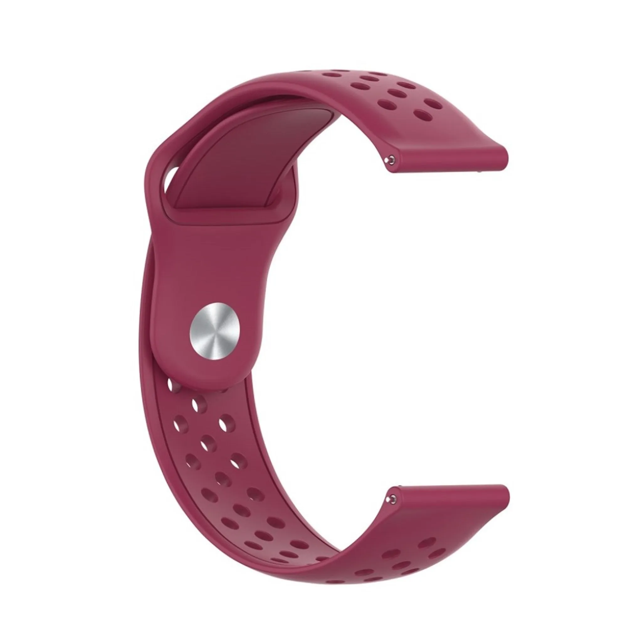 22mm Polar Vantage M silicone watch band - Wine Red