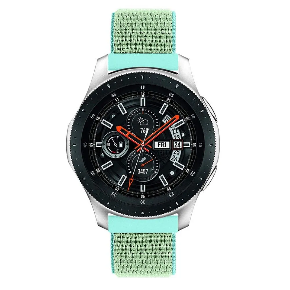 22mm Samsung Galaxy Watch 3 (45mm) / Watch (46mm) / Gear S3 nylon watch strap - Green