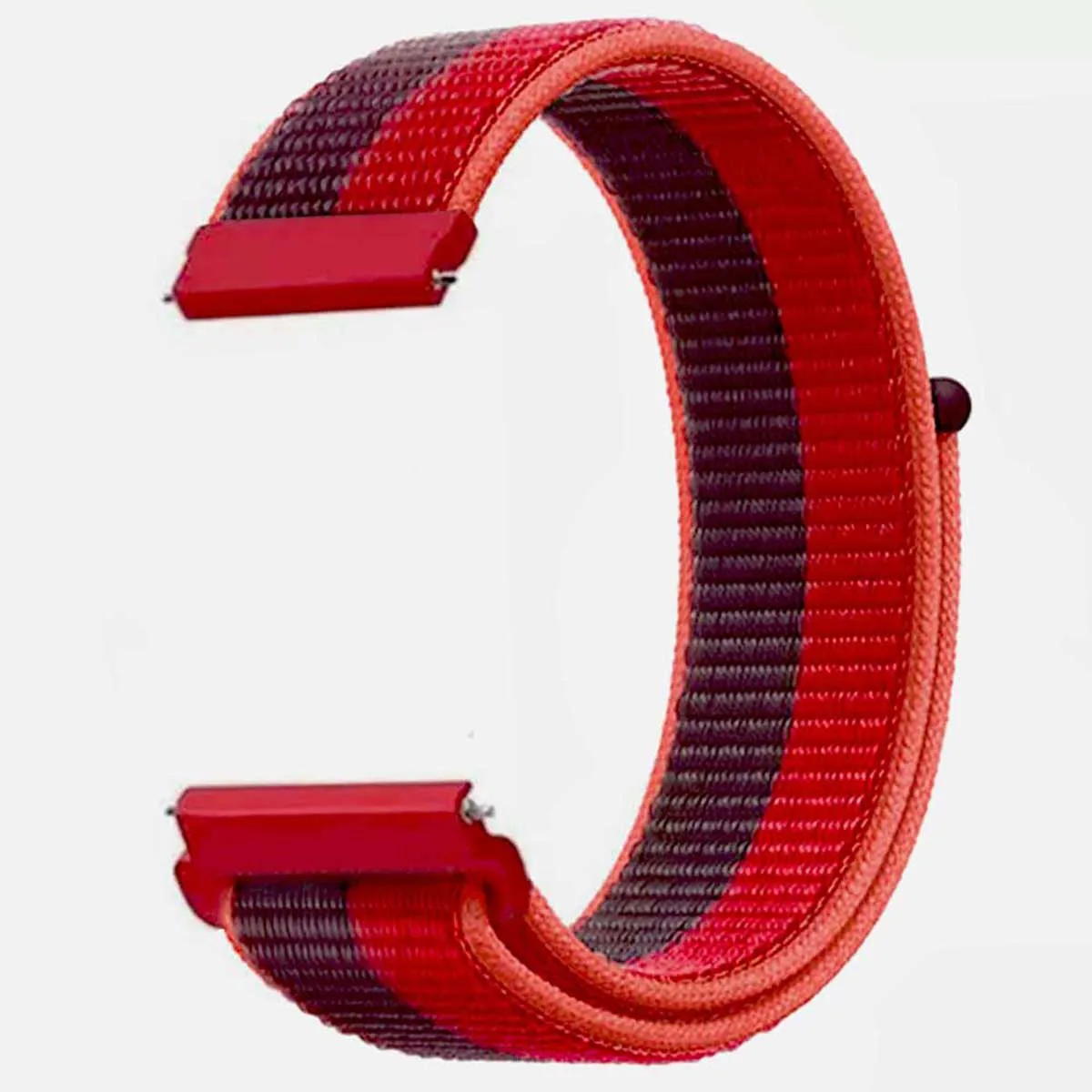 22mm SmartWatch Sport Loop Nylon Bands Plum