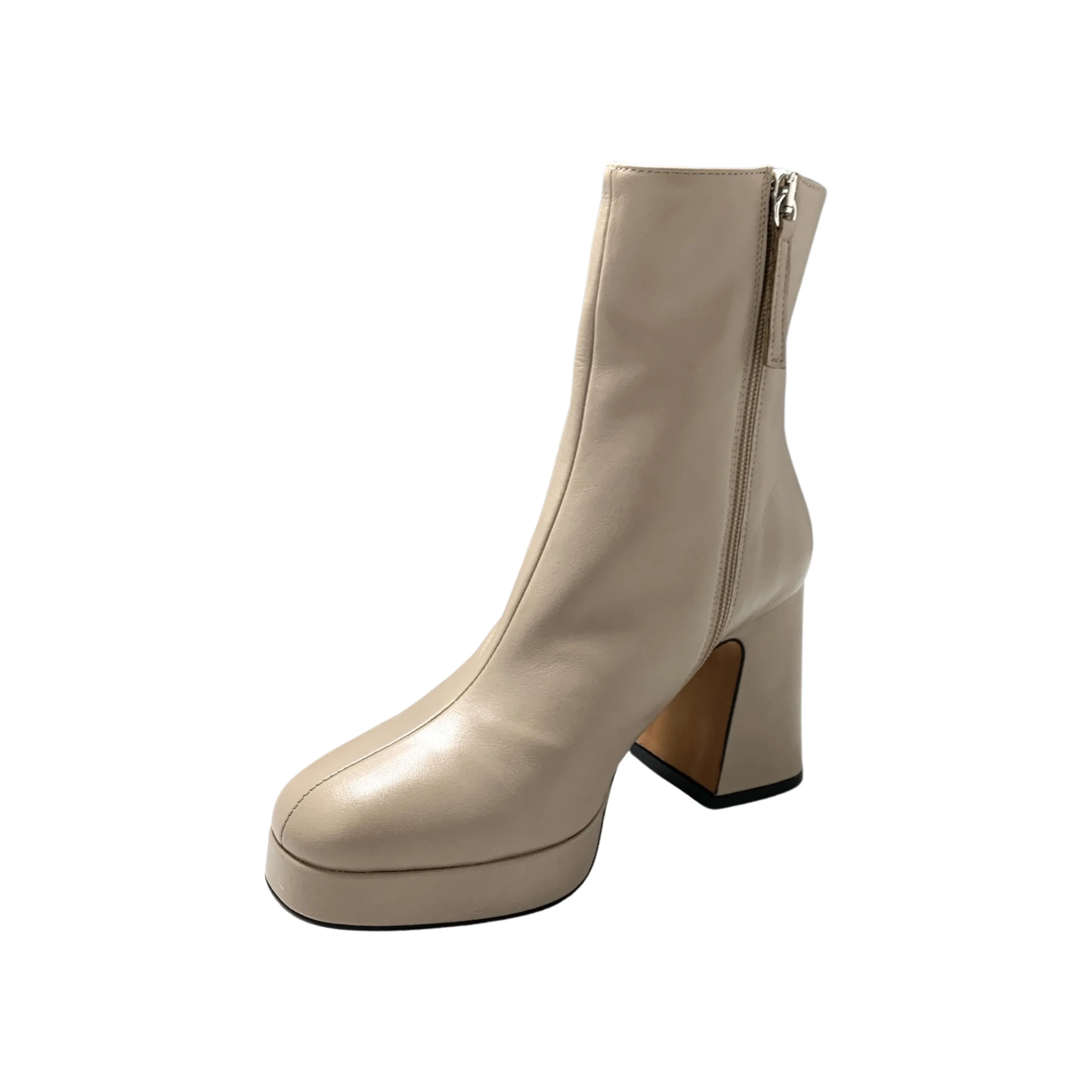 23568 Taupe Platform Boot