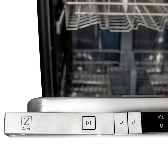 24 IN. Top Control Dishwasher in Black Matte with Stainless Steel Tub and Traditional Style Handle