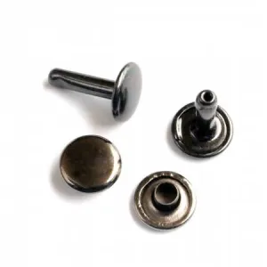 24 Large Rivets 13mm Gunmetal - Sallie Tomato