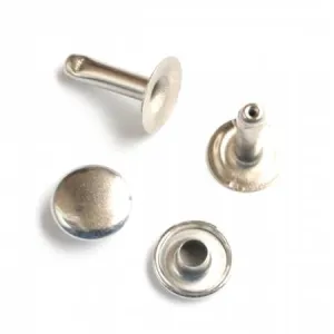 24 Large Rivets 13mm Nickel - Sallie Tomato