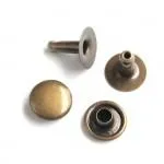 24 Medium Rivets 8mm Antique