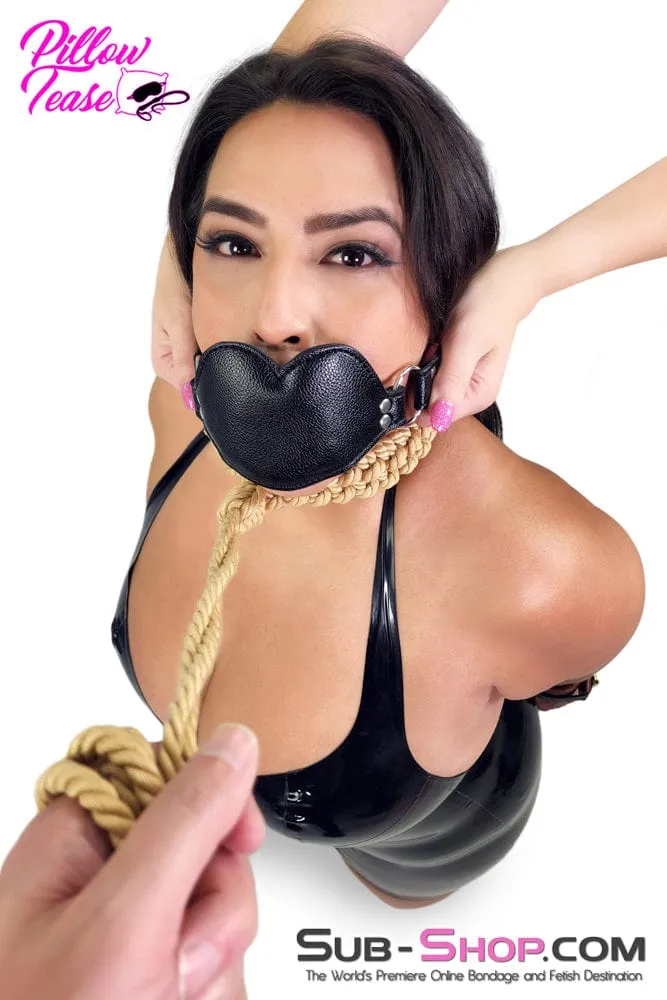 2416M      Addick-tive Black Padded Panel Penis Gag