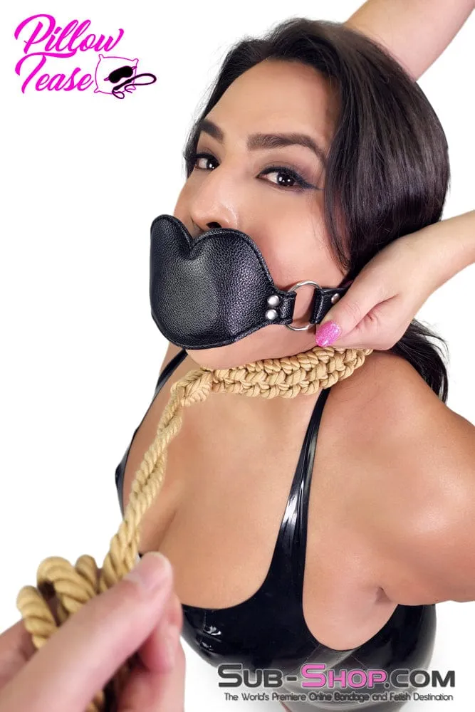 2416M      Addick-tive Black Padded Panel Penis Gag