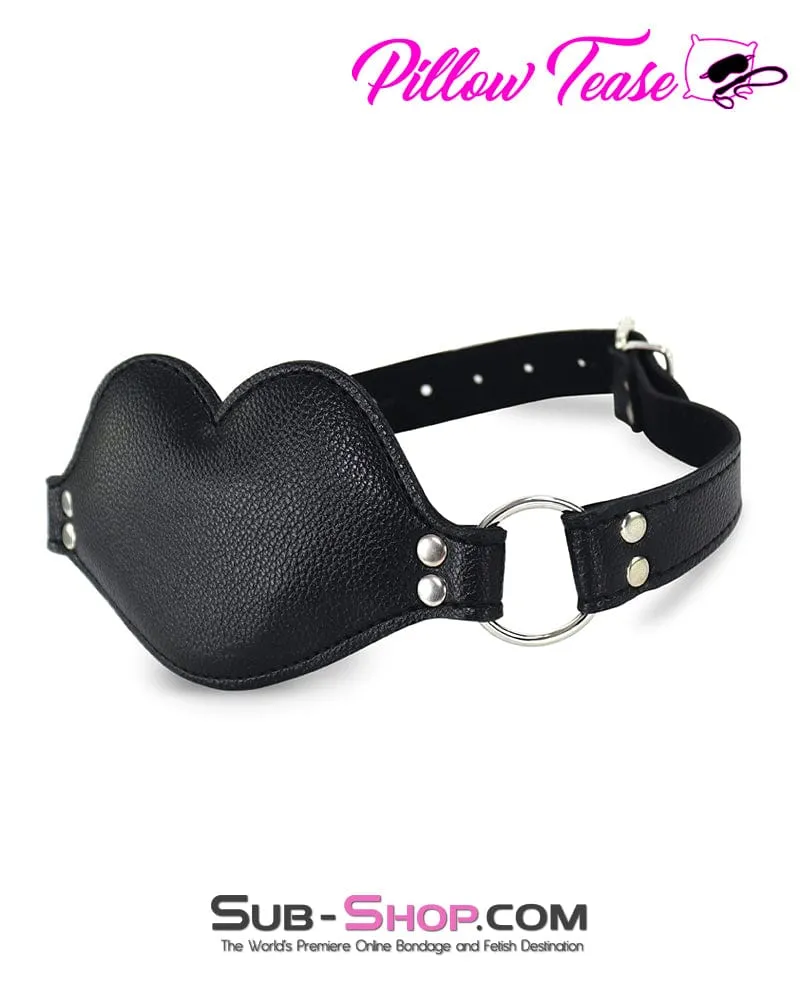 2416M      Addick-tive Black Padded Panel Penis Gag