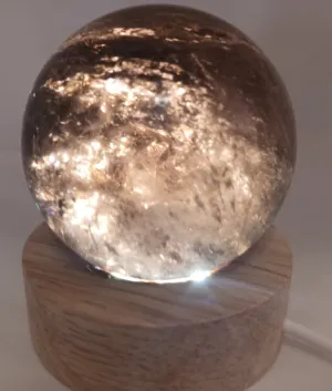 242g Smoky Quartz Crystal Sphere