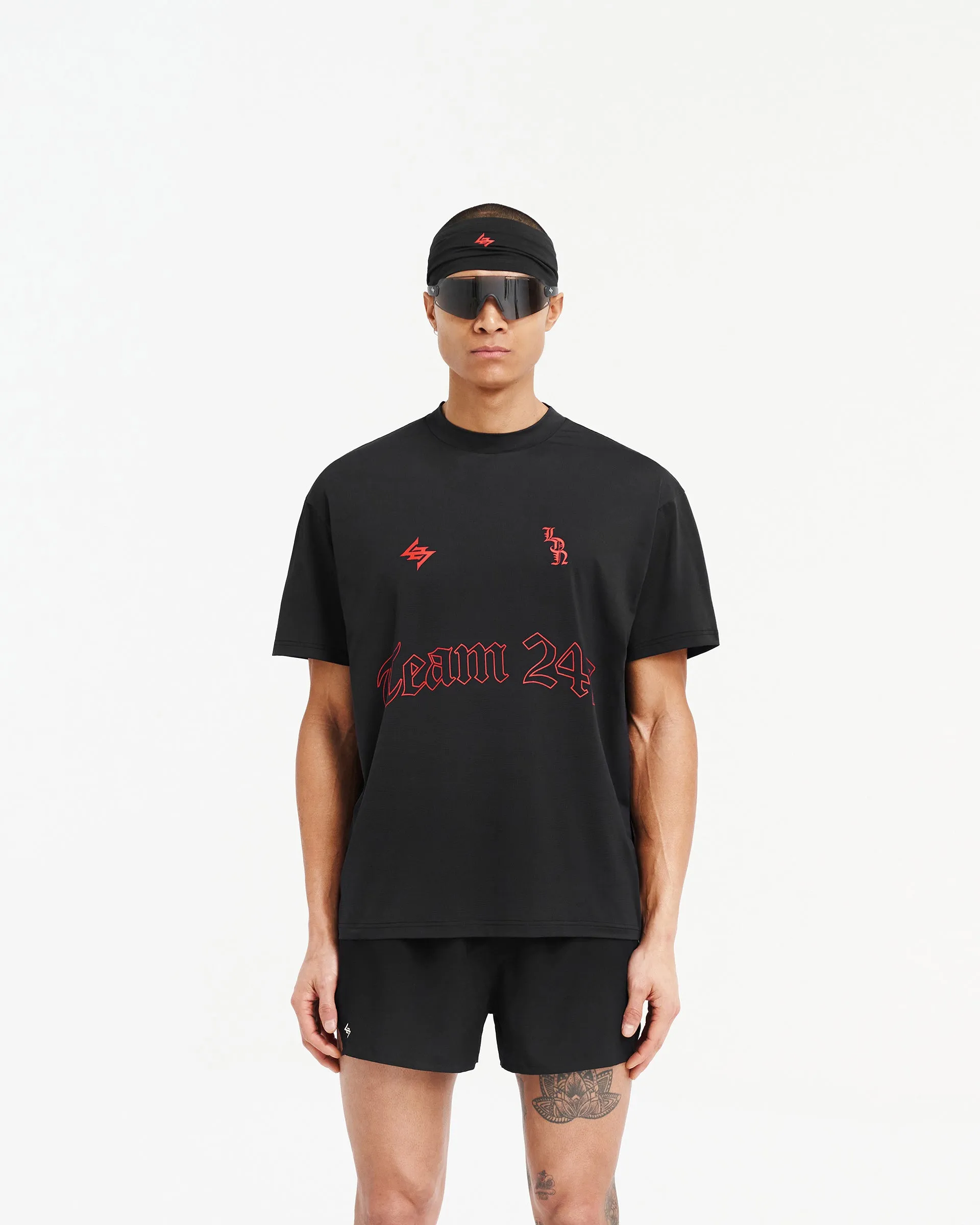 247 London Oversized T-Shirt - Black