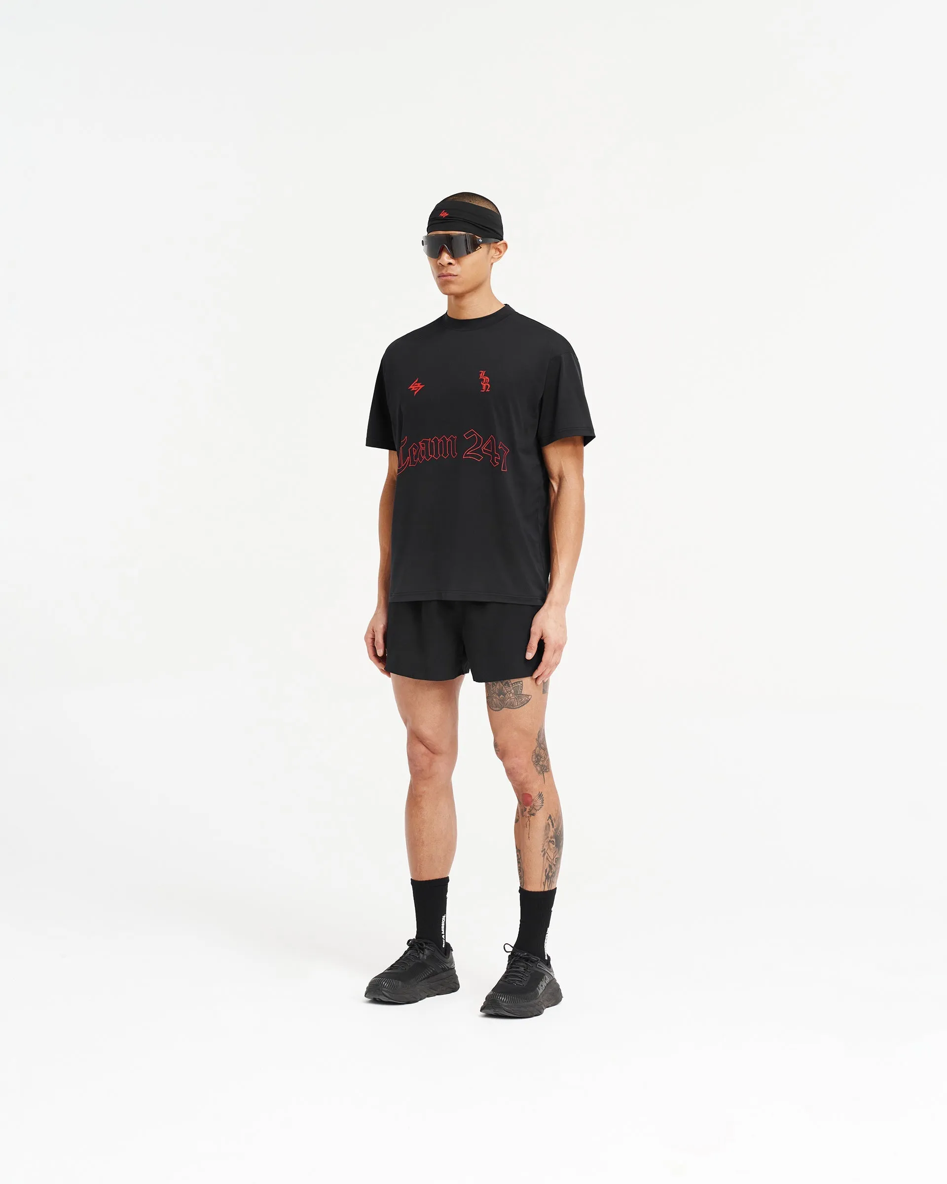 247 London Oversized T-Shirt - Black