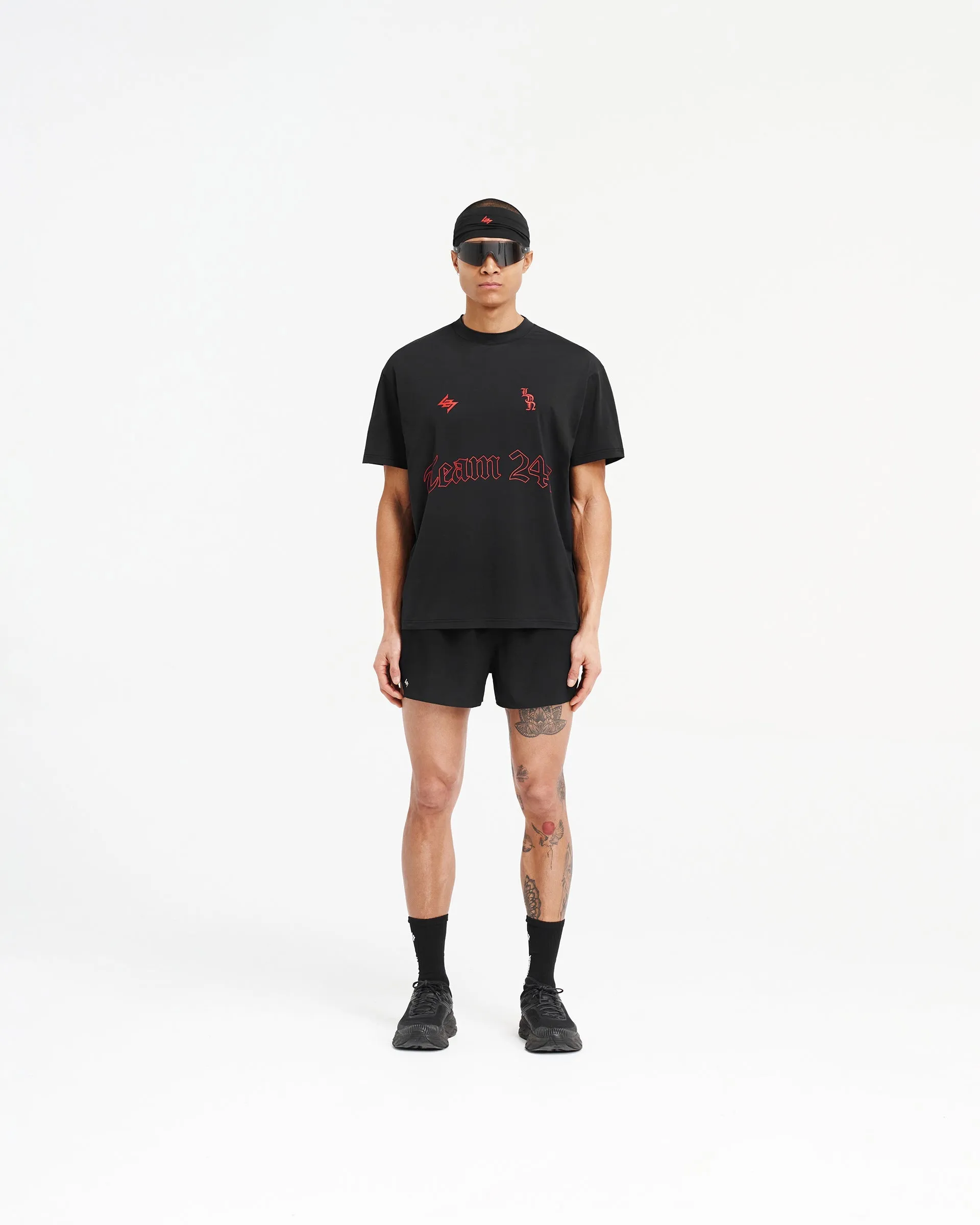 247 London Oversized T-Shirt - Black