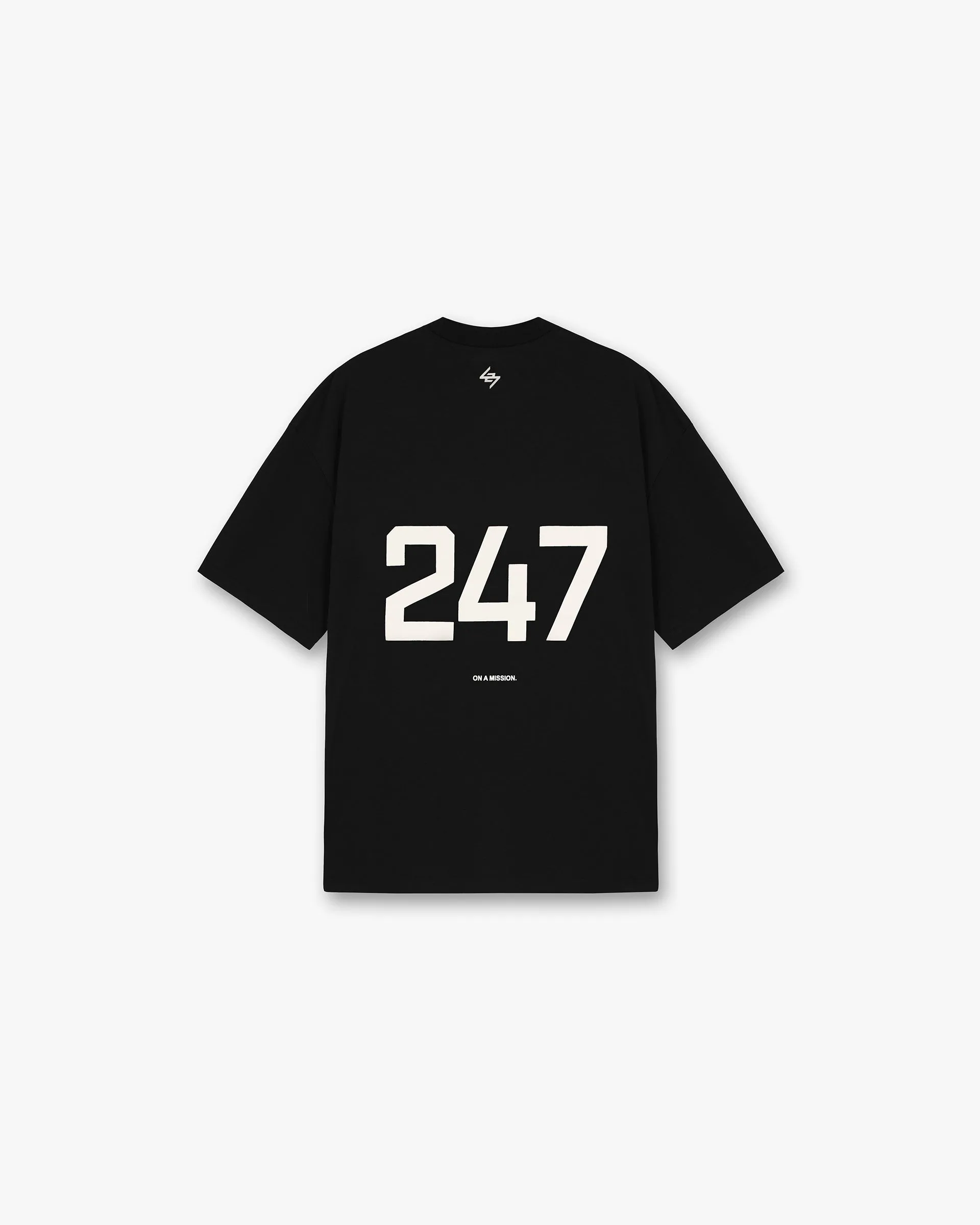 247 Oversized T-Shirt - Jet Black