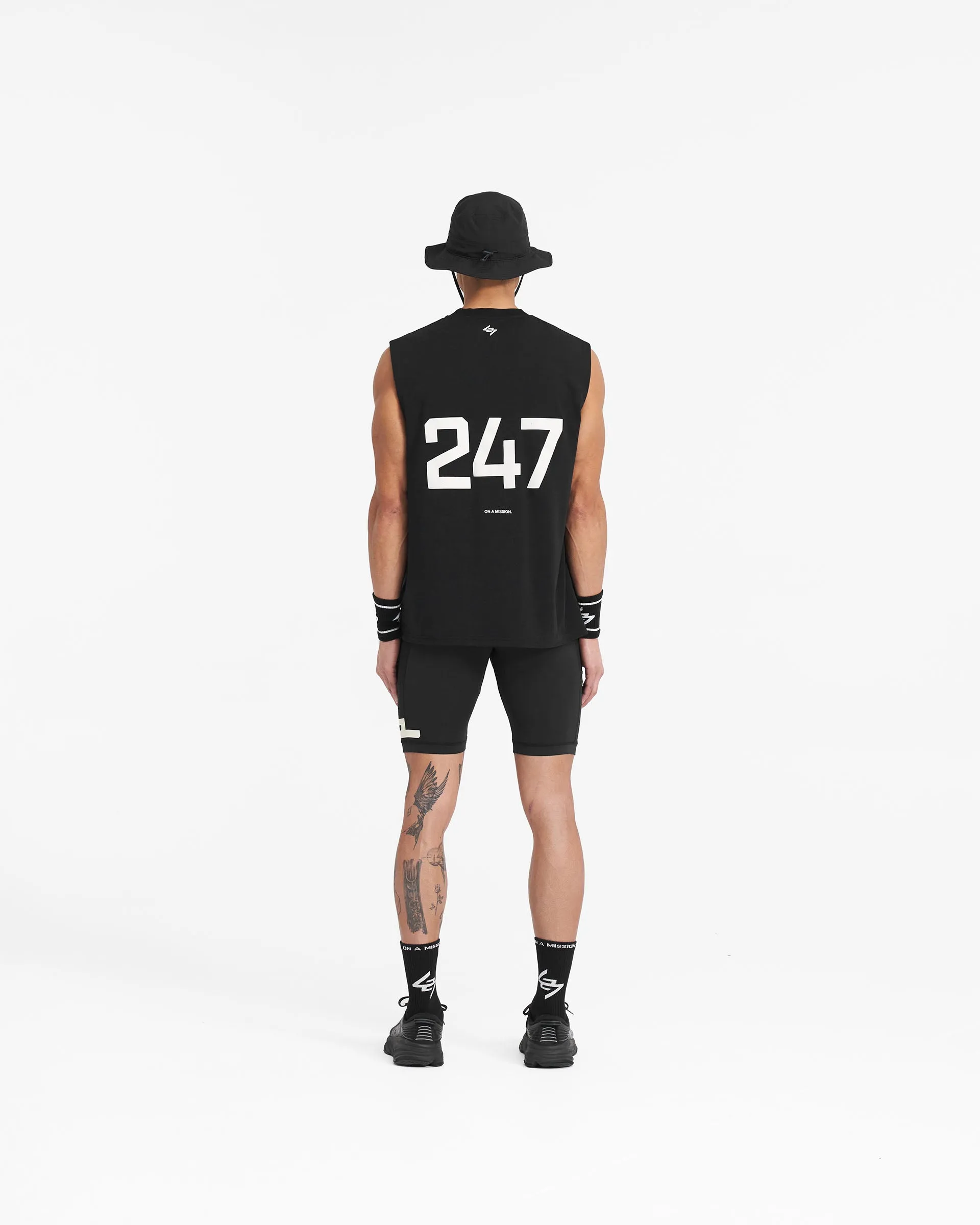 247 Oversized Tank - Jet Black