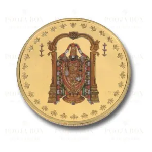 24K Gold Foil Balaji Coin