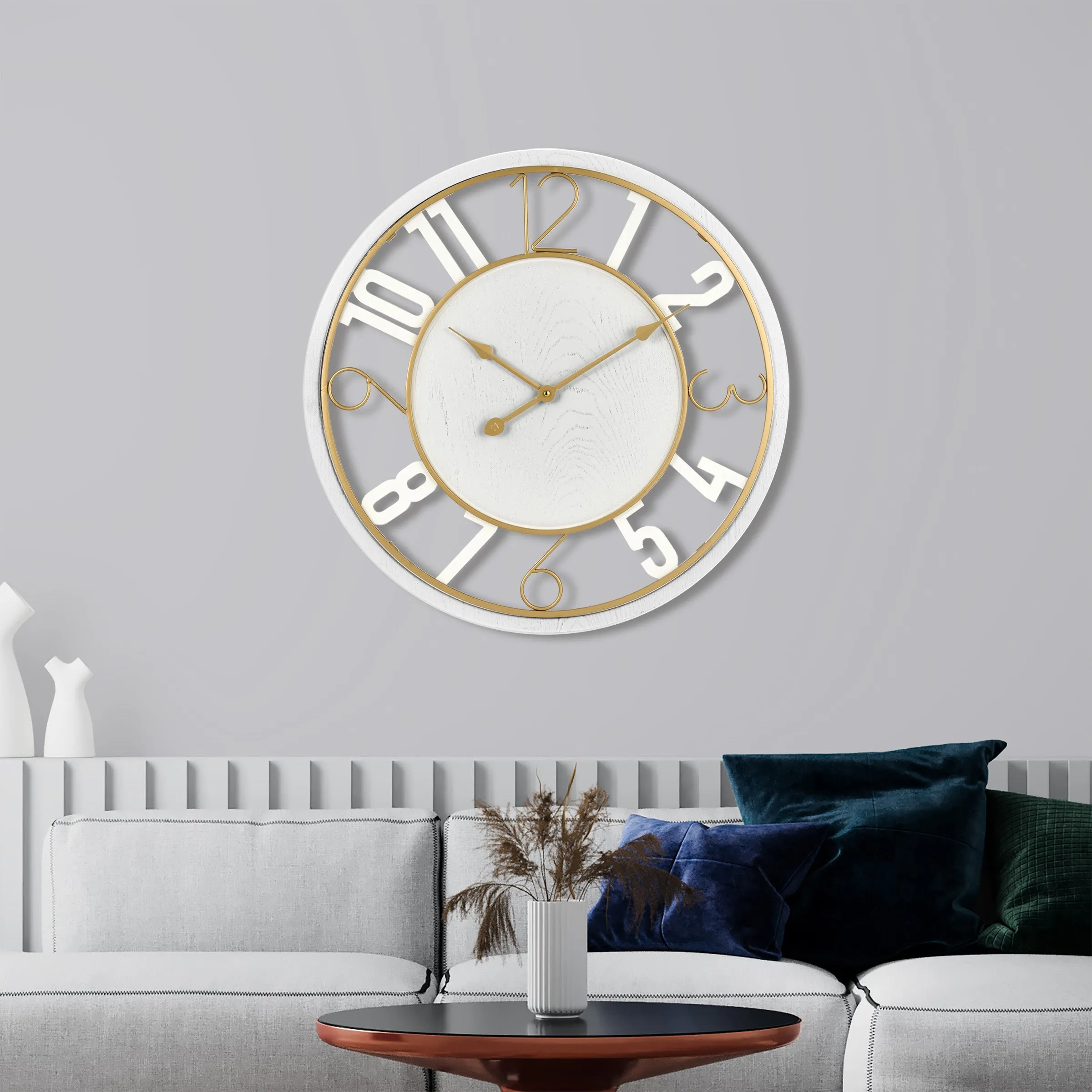 24" Wooden Wall Clock (Numeral)