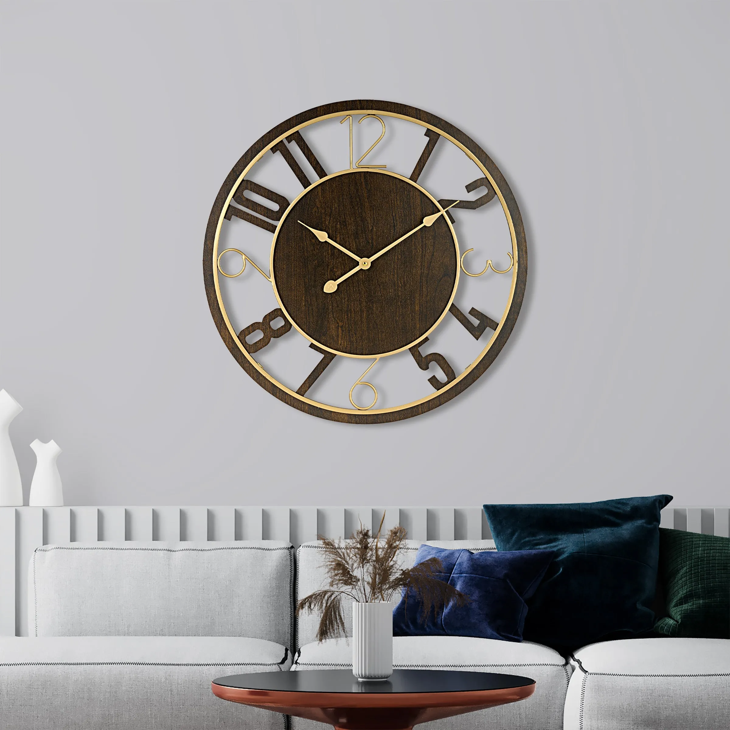 24" Wooden Wall Clock (Numeral)