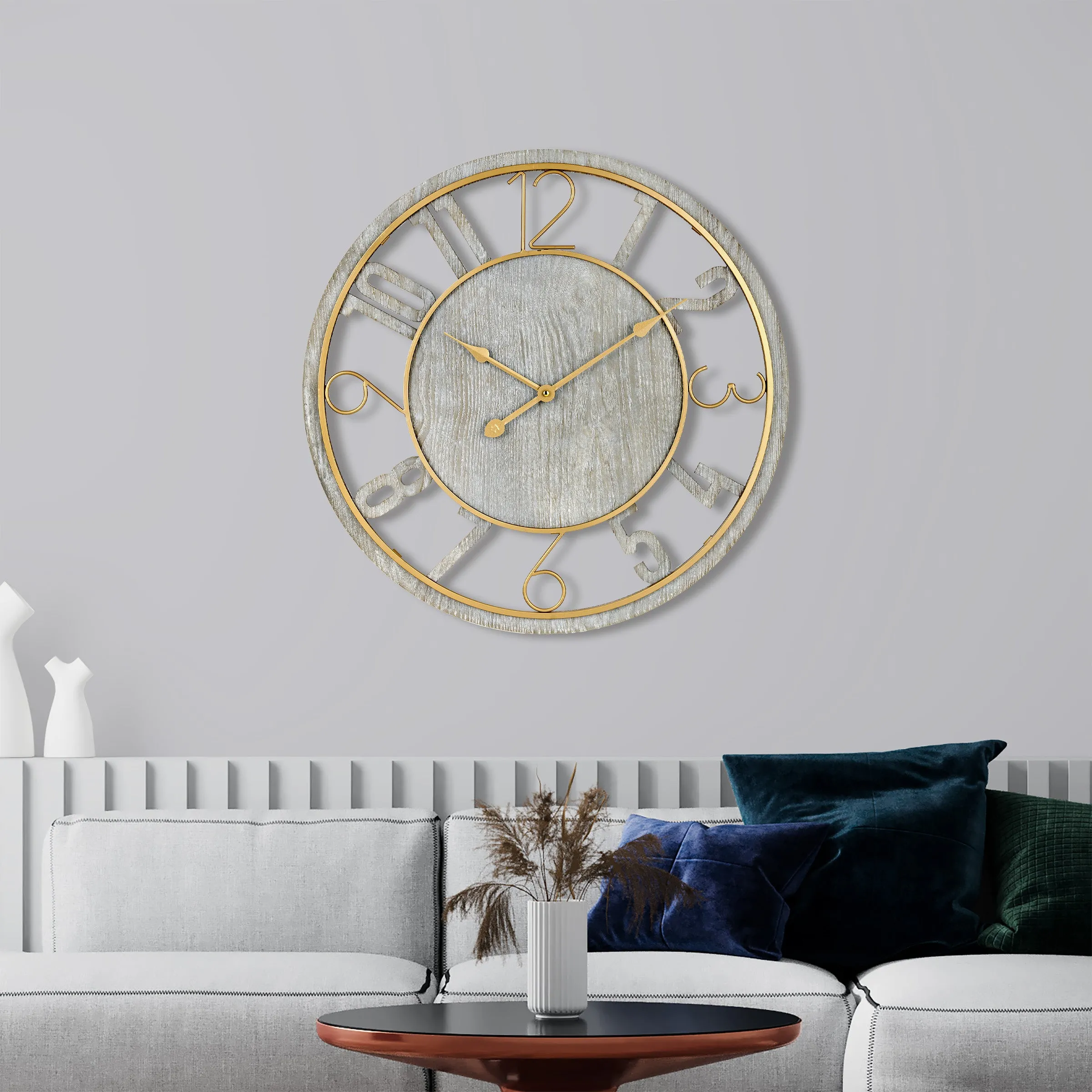 24" Wooden Wall Clock (Numeral)