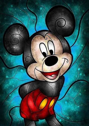 25 Famous Cartoon Designs - DIY Cartoon Diamond Painting Kit, Full Round Diamonds