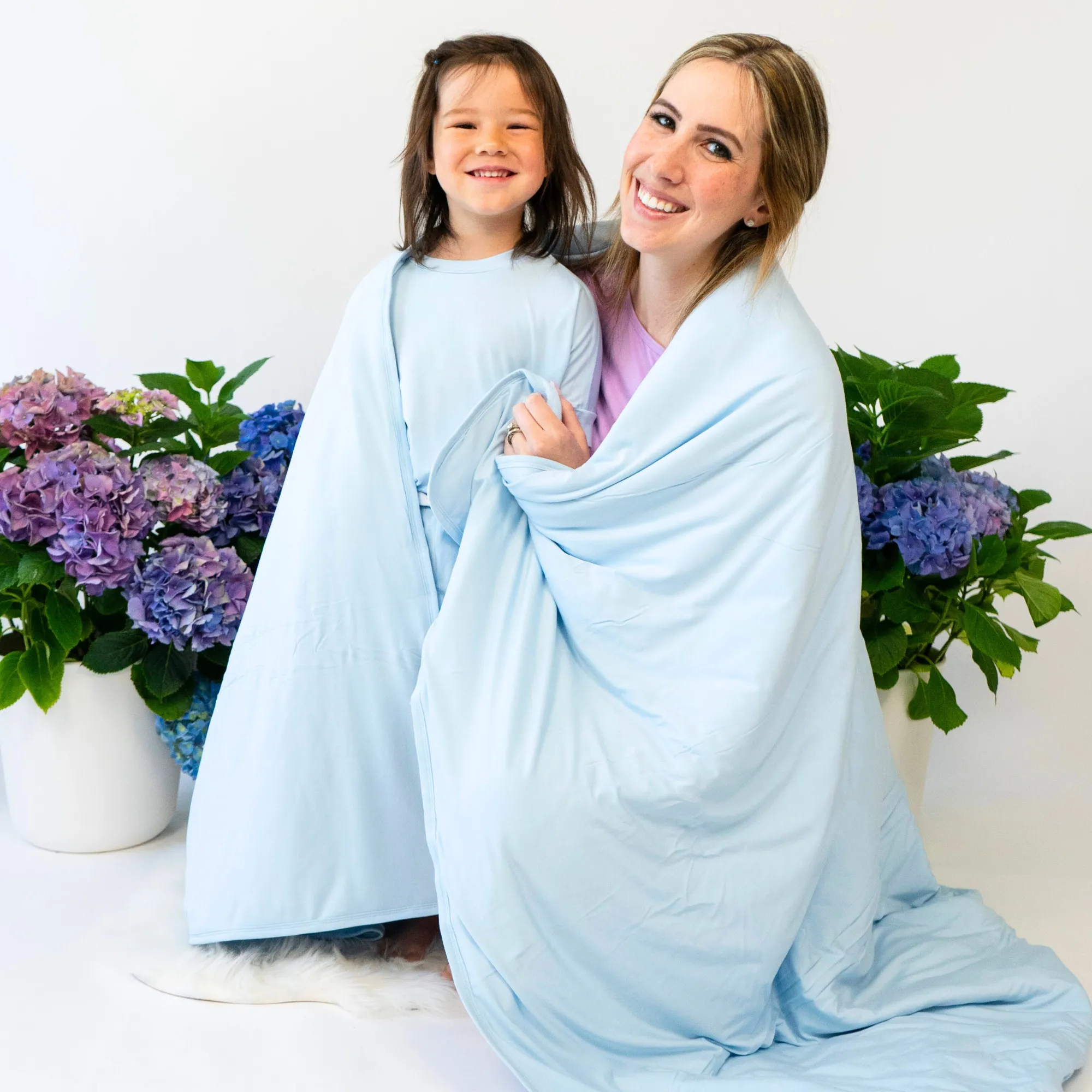 2.5 TOG Family Blanket - Hydrangea Blue