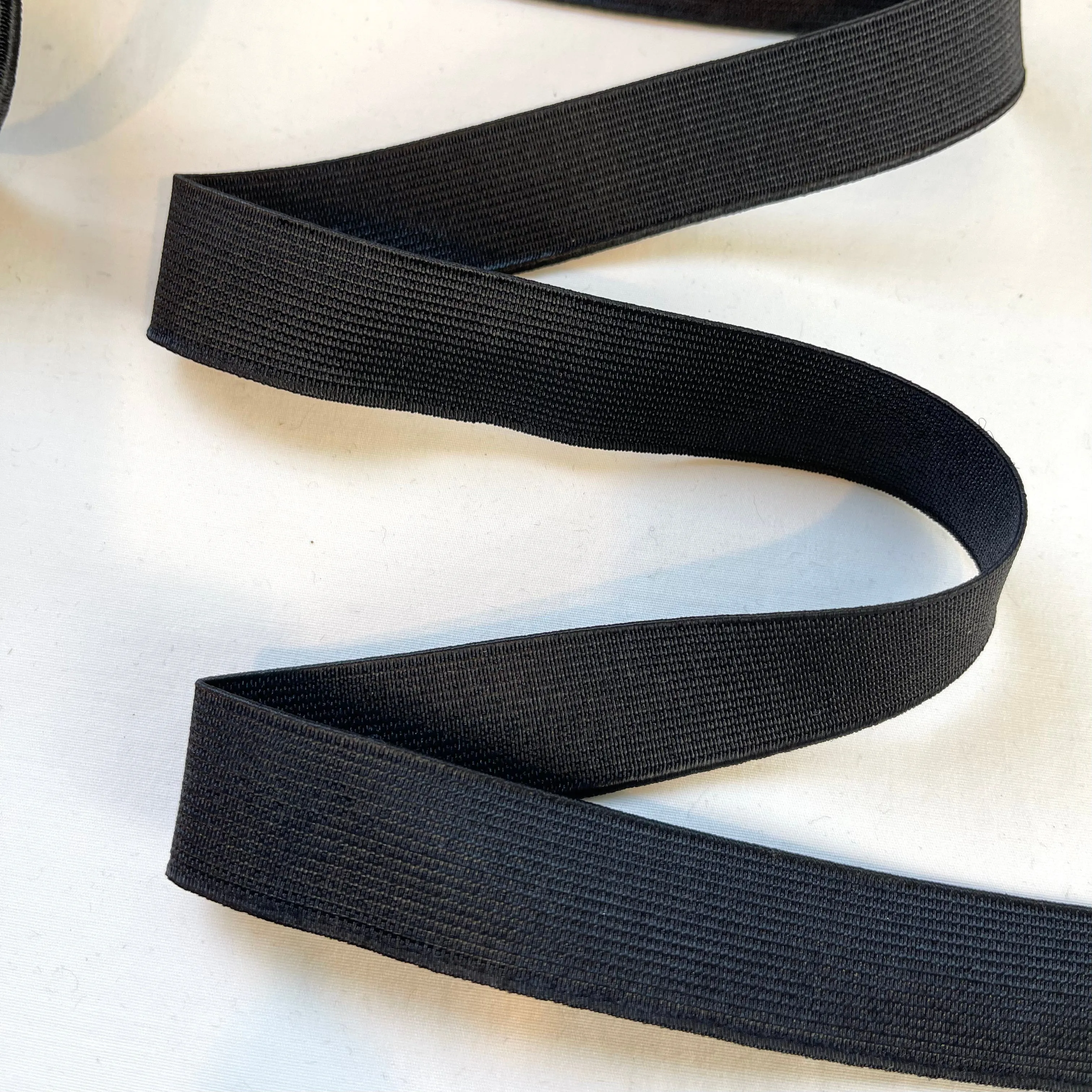 25mtr Roll Black 25mm Soft Sports Elastic