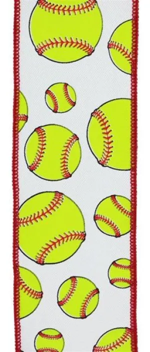 2.5" Softball Ribbon - 10yds