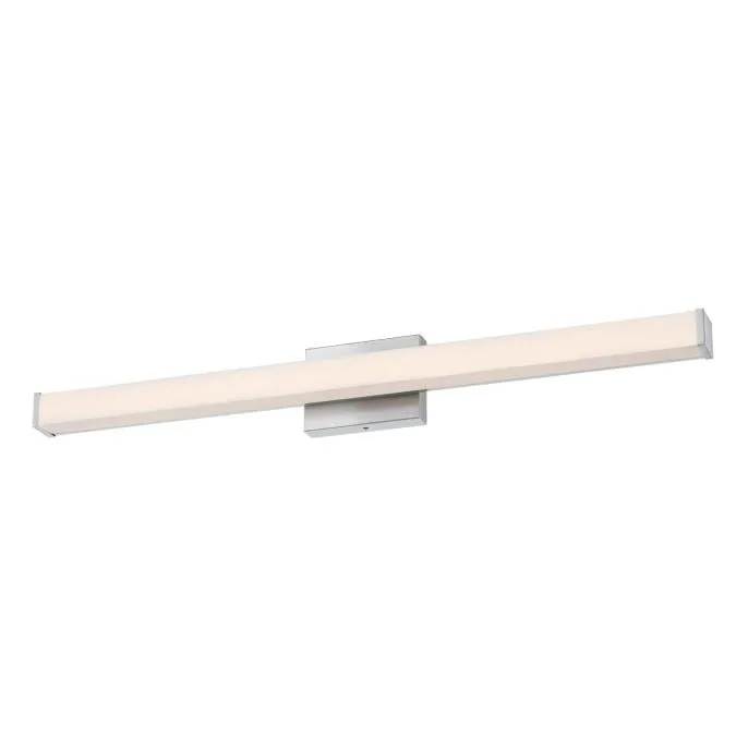 25W Dermot 1 Light LED Wall Fixture, Brushed Nickel Finish