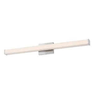 25W Dermot 1 Light LED Wall Fixture, Brushed Nickel Finish