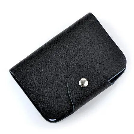 26 slot, Genuine leather business card case bag credit card holder