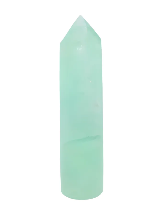 265G Green Fluorite Crystal Tower