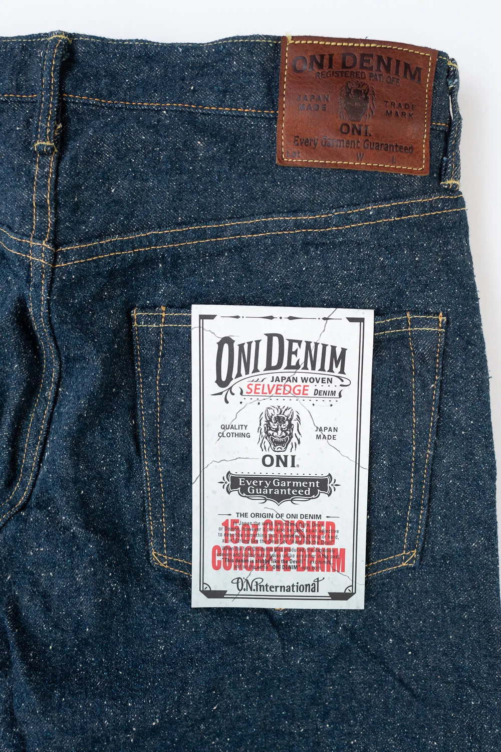 266-CCD - 15oz "Crushed Concrete" Selvedge Denim - Relax Straight Fit