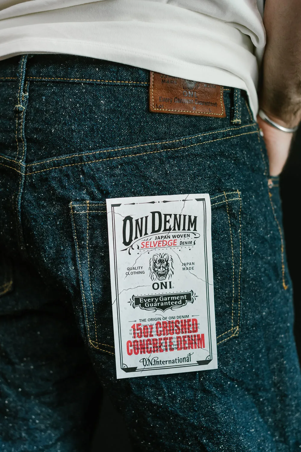 266-CCD - 15oz "Crushed Concrete" Selvedge Denim - Relax Straight Fit