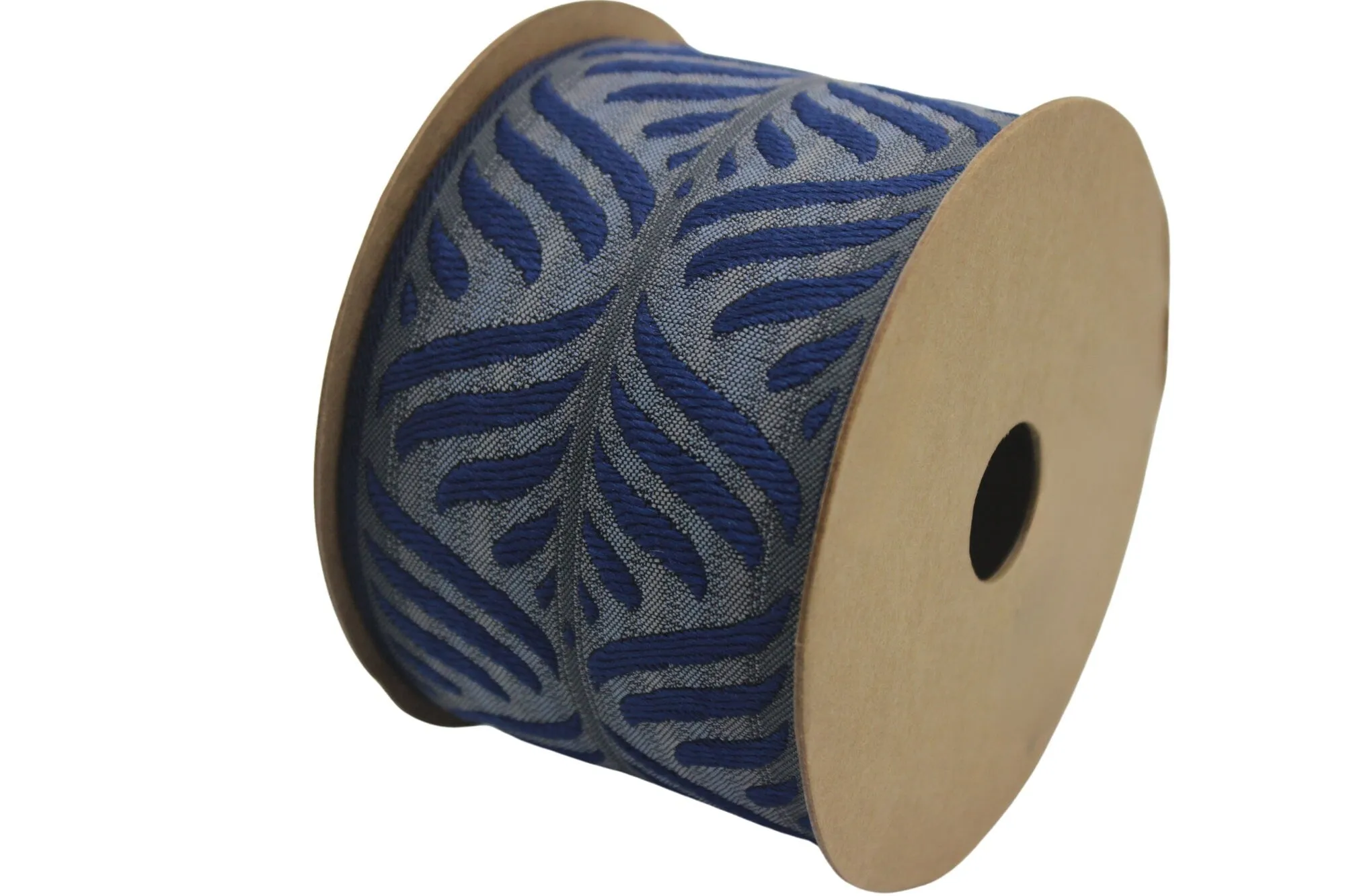 2.67" Leaf Trim Tape, Upholstery Trim, Fabric Trimmings, Drapery Banding Trim Tape, Jacquard Ribbon, curtain trim ideas 214 V6