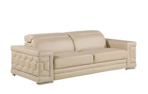 296 - Leather Sofa