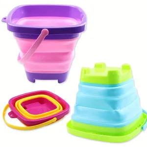 2L Collapsible Bucket Perfect for Kids Beach Camping