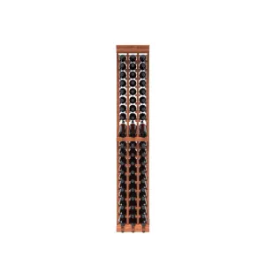 3 Column - 57 Bottle 6.5ft Wine Rack Kit with Display