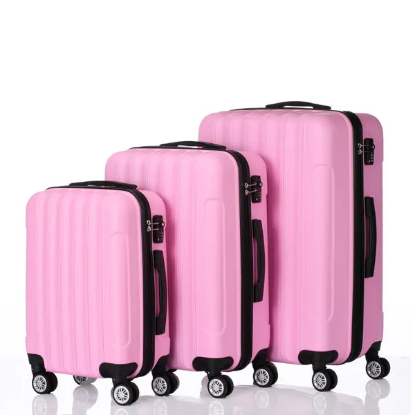 3-in-1 Multifunctional Large Capacity Traveling Storage Suitcase Pink