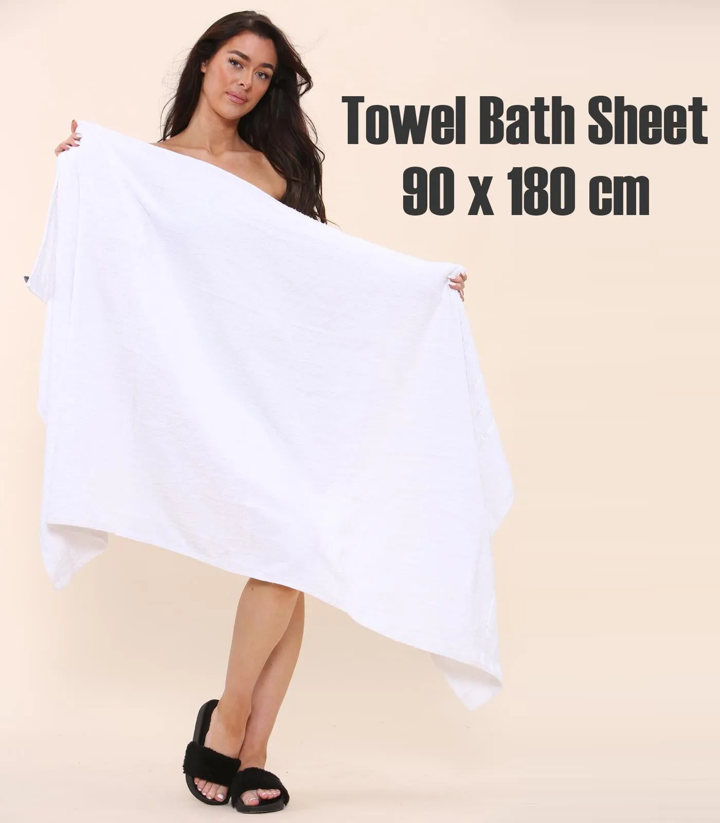 3 Pack Egyptian Cotton Soft Bathroom Towels - Set A