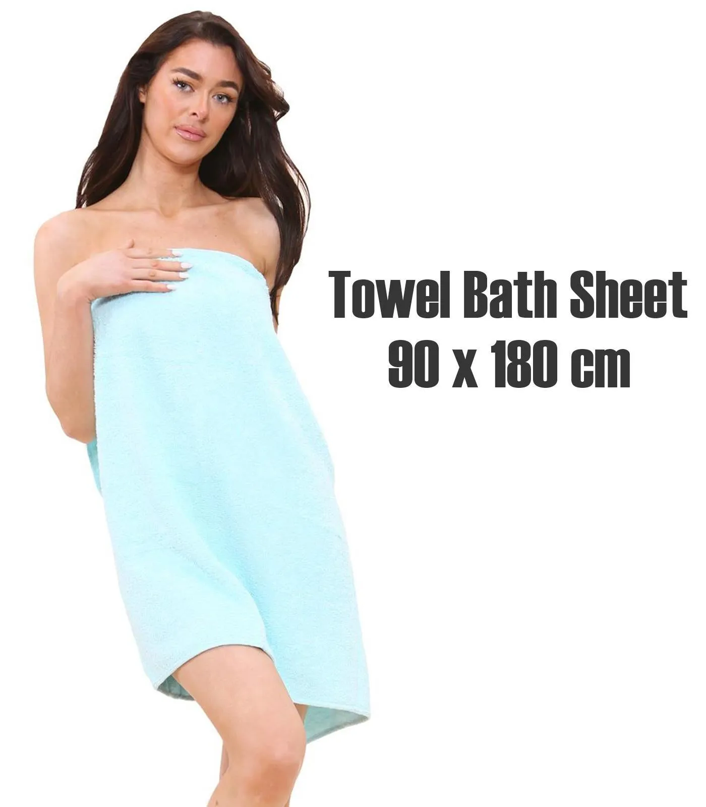 3 Pack Egyptian Cotton Soft Bathroom Towels - Set A