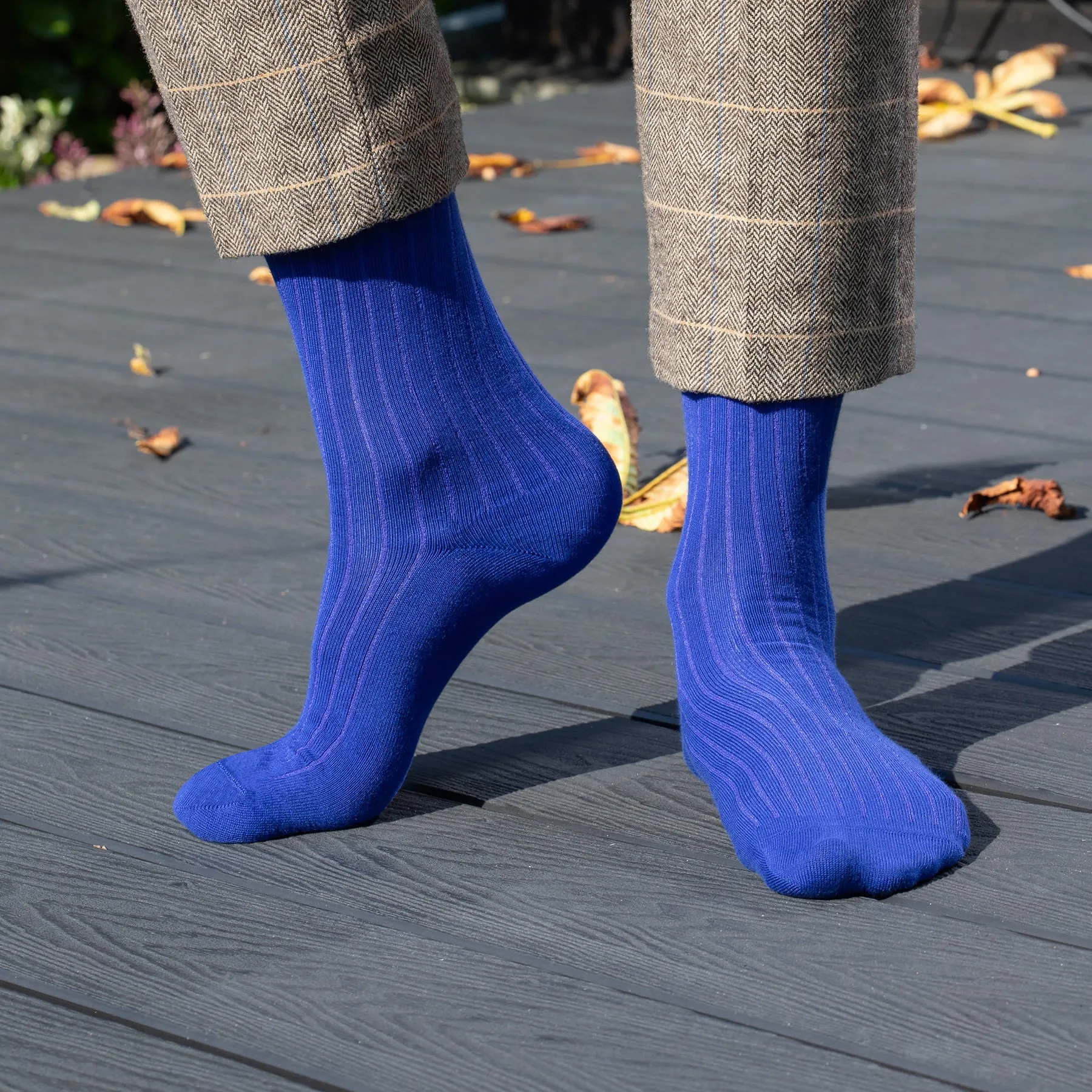 3 Pack Essential Men's Socks - Azure