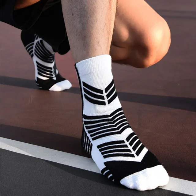 3-Pack Premium Elite Basketball Compression Socks for Men