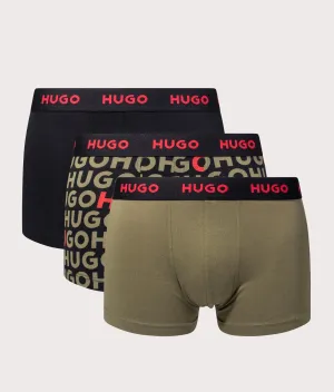 3 Pack Triplet Design Trunks